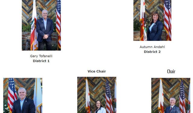 Calaveras County Board of Supervisors are Back in Action Today!  Live Video & Full Agenda is Below.