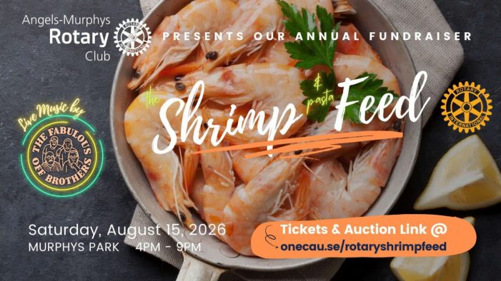 The Annual Rotary Shrimp Feed Going on Now at Murphys Park