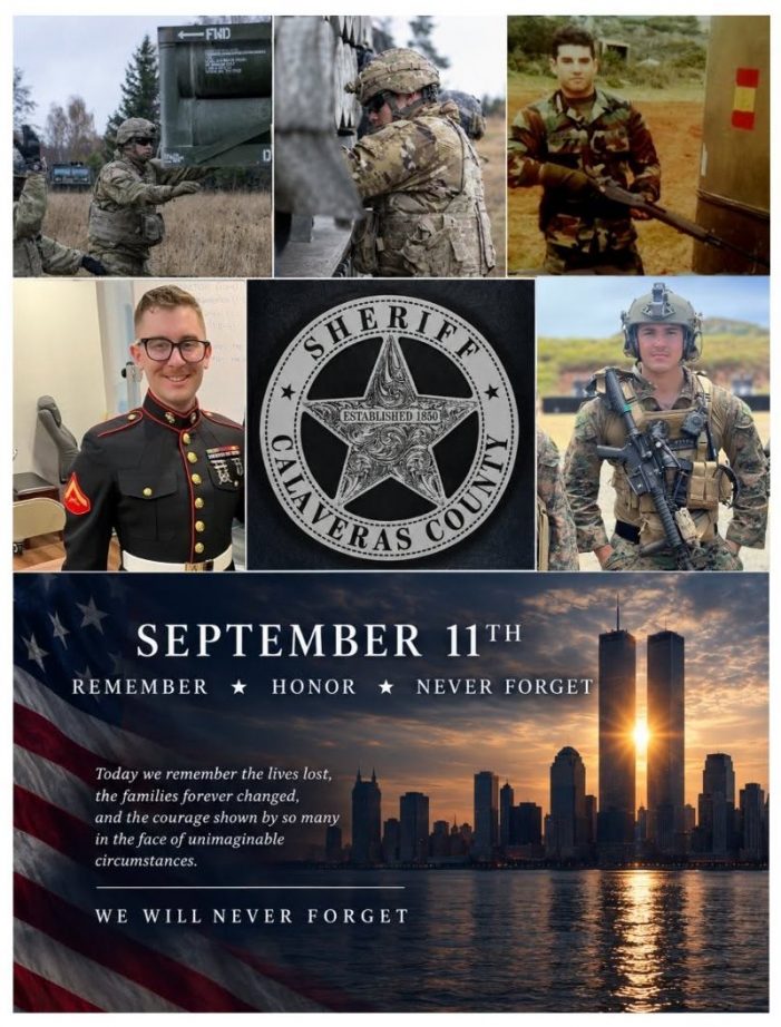 Calaveras County Sheriff’s Office – Honoring September 11th