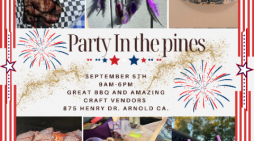 Community BBQ and Craft Fair “Party in the Pines” Takes Place Sept 5th in Arnold