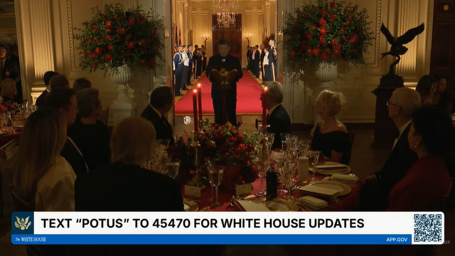 President Trump and the President of China Deliver Remarks at a State Dinner