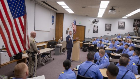 Governor Newsom visits CHP Academy, Highlights Next Generation of Officers