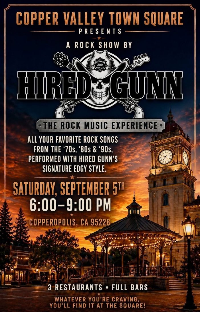 Live Music @ Copper Valley Town Square Featuring Hired Gunn, Classic Rock