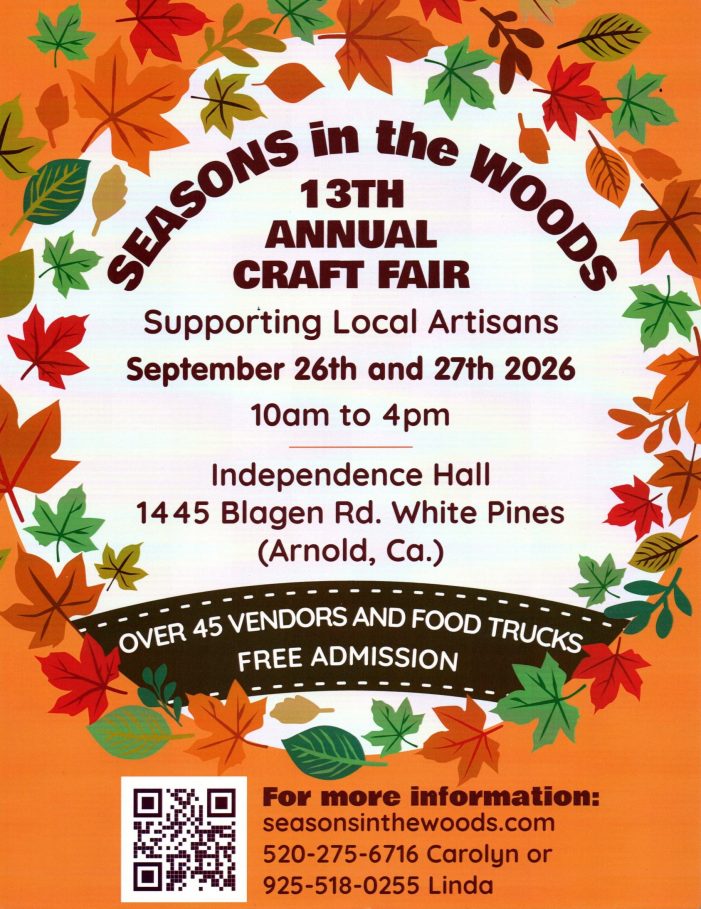 13th Annual Seasons in the Woods Craft Fair Returns to Independence Hall, Sept. 26–27, 2026.  Free Event Supporting Local Artisans!