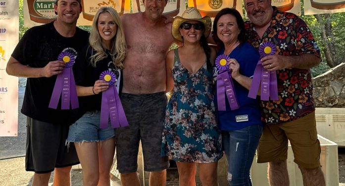 Brent & Madison from Fresno 55 Wine Take 33rd Annual Grape Stomp