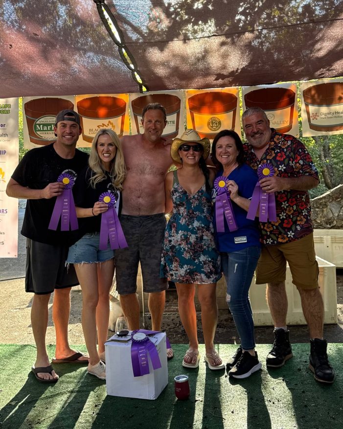 Brent & Madison from Fresno 55 Wine Take 33rd Annual Grape Stomp