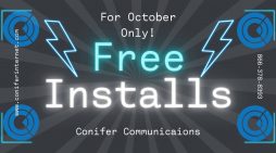 Shop Local!!  Free Installs on High Speed Internet from Conifer!