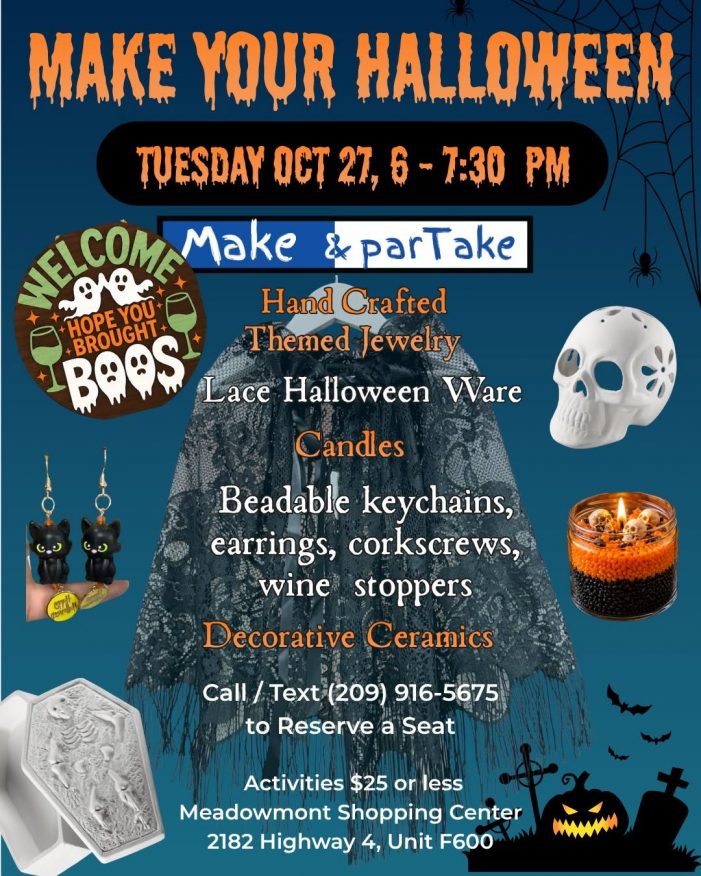 Make Your Halloween at Make & parTake!