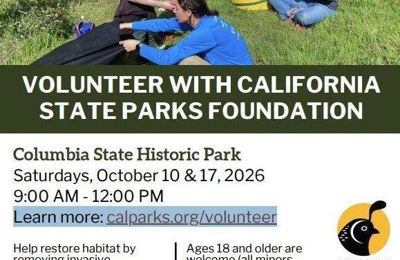 Columbia State Historic Park Volunteer Opportunity