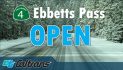 Ebbetts & Monitor Passes Have Reopened after Storm