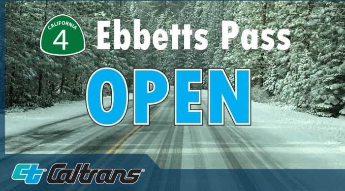 Ebbetts & Monitor Passes Have Reopened after Storm