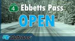 Ebbetts Pass Re-Opens to Traffic After (Storm)