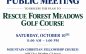 Murphys Development Company and BluePrint Investments Invite Public to Meeting on Plan to Rescue Forest Meadows Golf Course (Meeting Today Don’t Miss It)