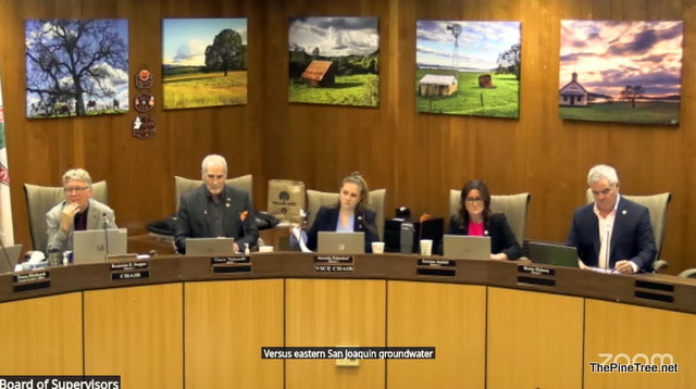 The October 13th Calaveras Board of Supervisors Meeting Video