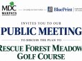 Rescue Forest Meadows Golf Course Meeting Recap & Full Video
