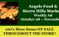 Angels Food & Sierra Hills Markets Weekly Ad October 28 ~ November 3rd! Shop Local & Save!
