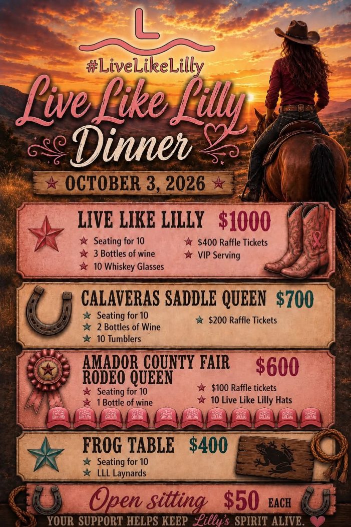 Live Like Lilly Fundraising Dinner