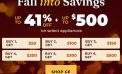 Fall Into Savings at Middleton’s Furniture & Appliances! Deeply Rooted in Your Community Since 1955!