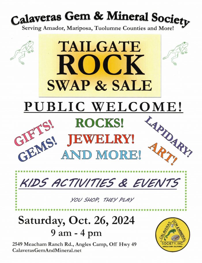 CGMS Tailgate Rock Sale & Swap