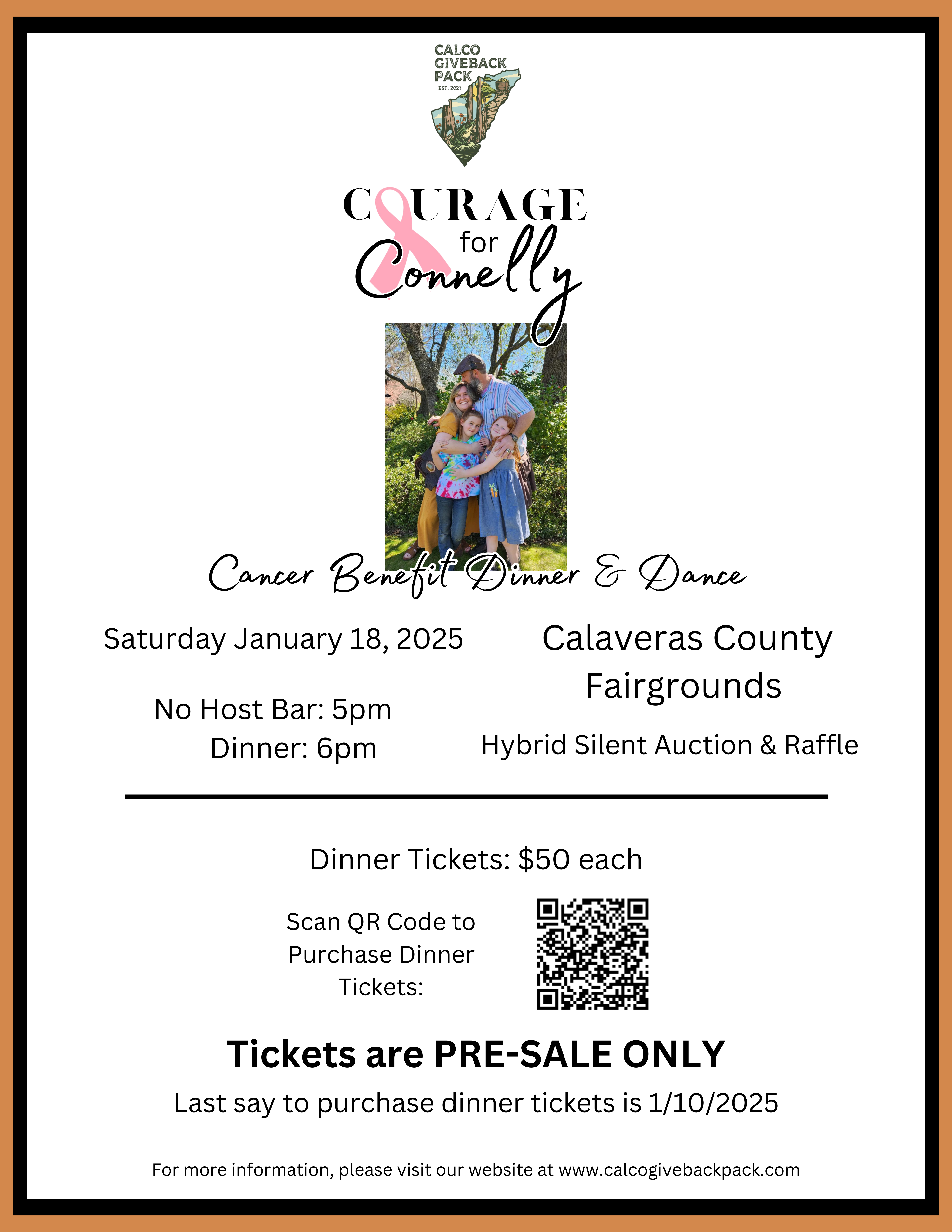 Courage for Connelly Cancer Benefit Dinner & Dance