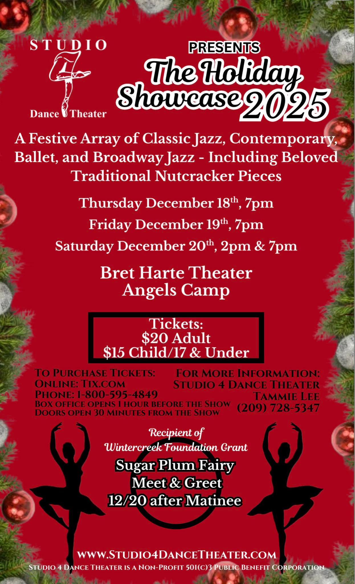 Studio 4 Dance Theater Holiday Showcase 2025